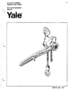 YALE PC-PD Ratchet Hoist - 214